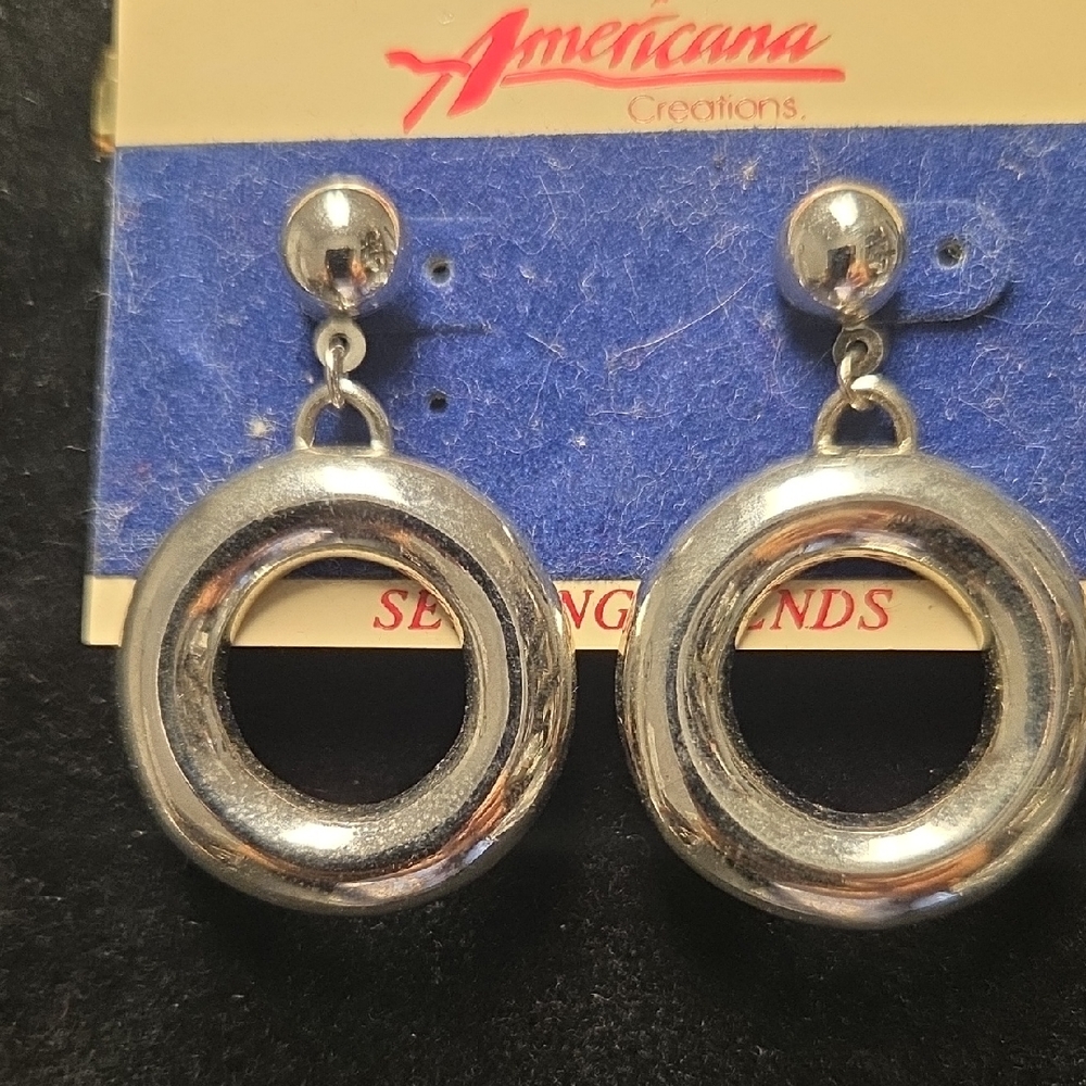Vintage Silver Dangle Earrings